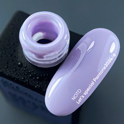 NAILSOFTHEDAY Let's Special Pantone2024/6 — esmalte semipermanente de uñas suave color lavanda que cubre en una capa, 10 ml