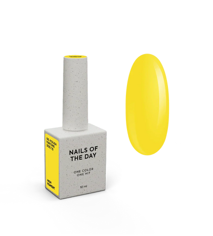 NAILSOFTHEDAY Let’s special Pantone2025/10 — esmalte semipermanente amarillo soleado, que cubre en una capa, 10 ml.