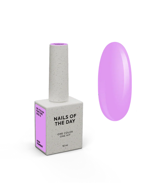 NAILSOFTHEDAY Let’s special Pantone2025/5 — esmalte semipermanente rosa lavanda, que cubre en una capa, 10 ml.