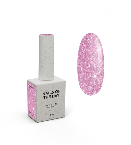 NAILSOFTHEDAY Paradise 03 — esmalte semipermanente rosa intenso que cubre la uña con una sola capa, 10 ml