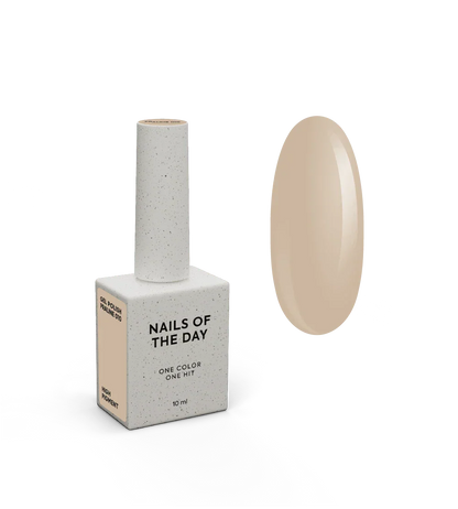 NAILSOFTHEDAY Let’s Special Praline — esmalte semipermanente en un tono beige claro, que cubre perfectamente en una sola capa, 10 ml.
