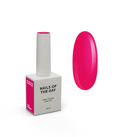 NAILSOFTHEDAY Let's Special Purple: un esmalte semipermanente especial de color rosa brillante que se superpone en una capa, 10 ml