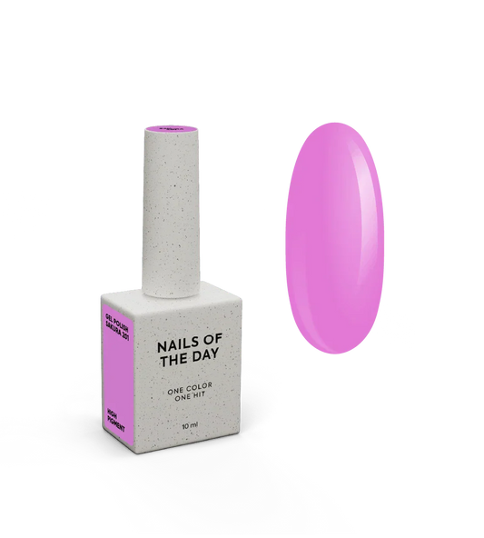 NAILSOFTHEDAY Let's Special Sakura - Esmalte semipermanente  de uñas especial morado pastel/morado pálido que cubre en una sola capa, 10 ml