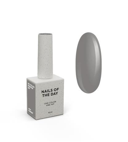 NAILSOFTHEDAY Let's Special Shadow: esmalte semipermanente  de uñas  gris claro que cubre en una capa, 10 ml