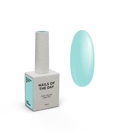 NAILSOFTHEDAY Let's Special Tiffany: esmalte semipermanente  de uñas  color turquesa suave que cubre en una capa, 10 ml