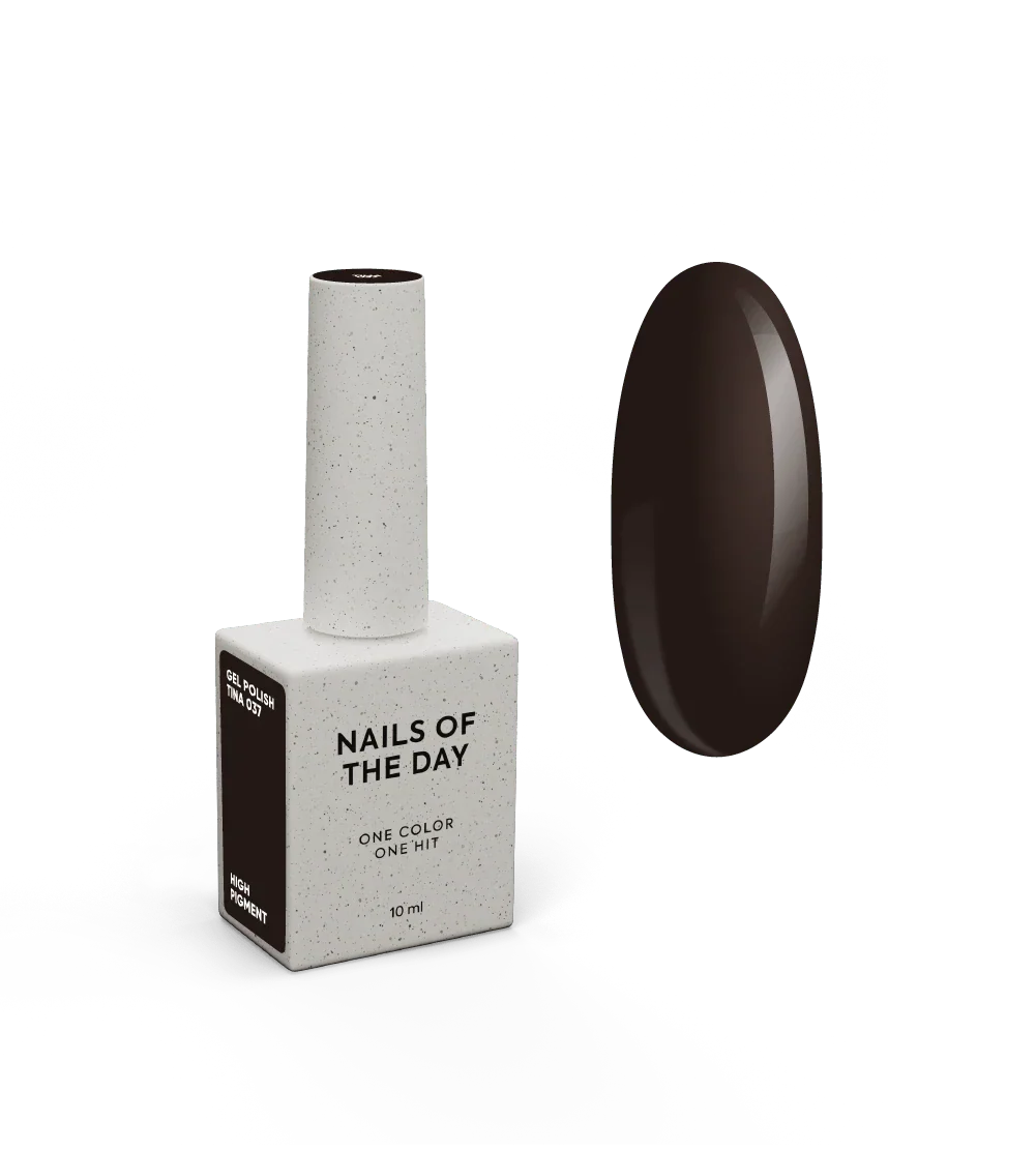 NAILSOFTHEDAY Let's Special Tina: esmalte de uñas en gel de color cereza madura y cálida que cubre en una capa, 10 ml