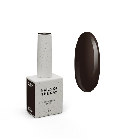 NAILSOFTHEDAY Let's Special Tina: esmalte de uñas en gel de color cereza madura y cálida que cubre en una capa, 10 ml
