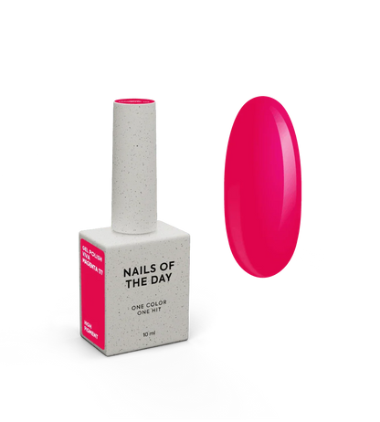 NAILSOFTHEDAY Let's Special Viva Magenta — Esmalte semipermanente  de uñas de color arándano que cubre en una capa, 10 ml