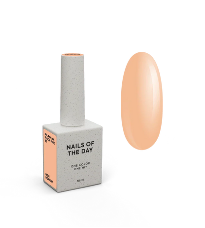 NAILSOFTHEDAY Let's Special Peach Fuzz: esmalte esemipermanente suave color melocotón para cubrir uñas en una capa, 10 ml