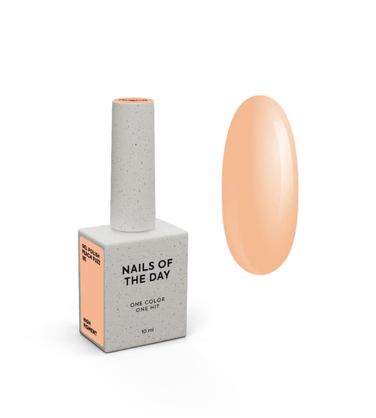 NAILSOFTHEDAY Let's Special Peach Fuzz: esmalte esemipermanente suave color melocotón para cubrir uñas en una capa, 10 ml