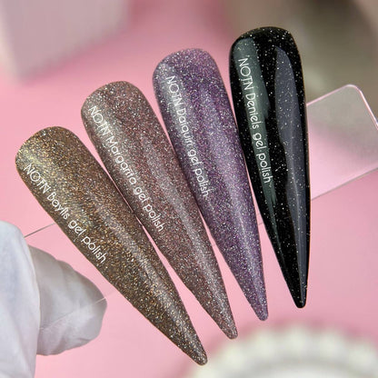 NAILSOFTHENIGHT Daiquiri gel polish — esmalte semipermanente lila reflectante para uñas, 10 ml