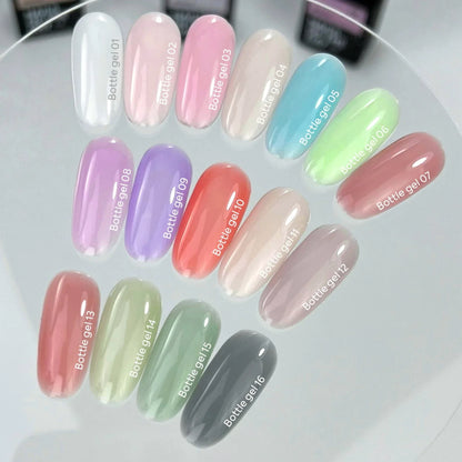 NAILSOFTHEDAY Bottle gel 02 – gel súper fuerte (rosa pálido), 10 ml