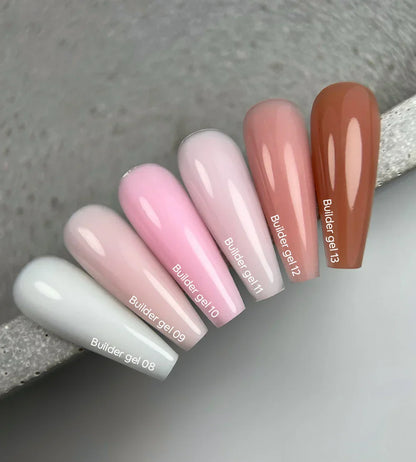 NAILSOFTHEDAY Builder Gel 08 — gel lechoso para extensiones de uñas, 15 ml