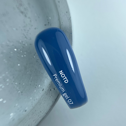NAILSOFTHEDAY Premium gel 07 — gel de construcción (azul pálido), 30 ml