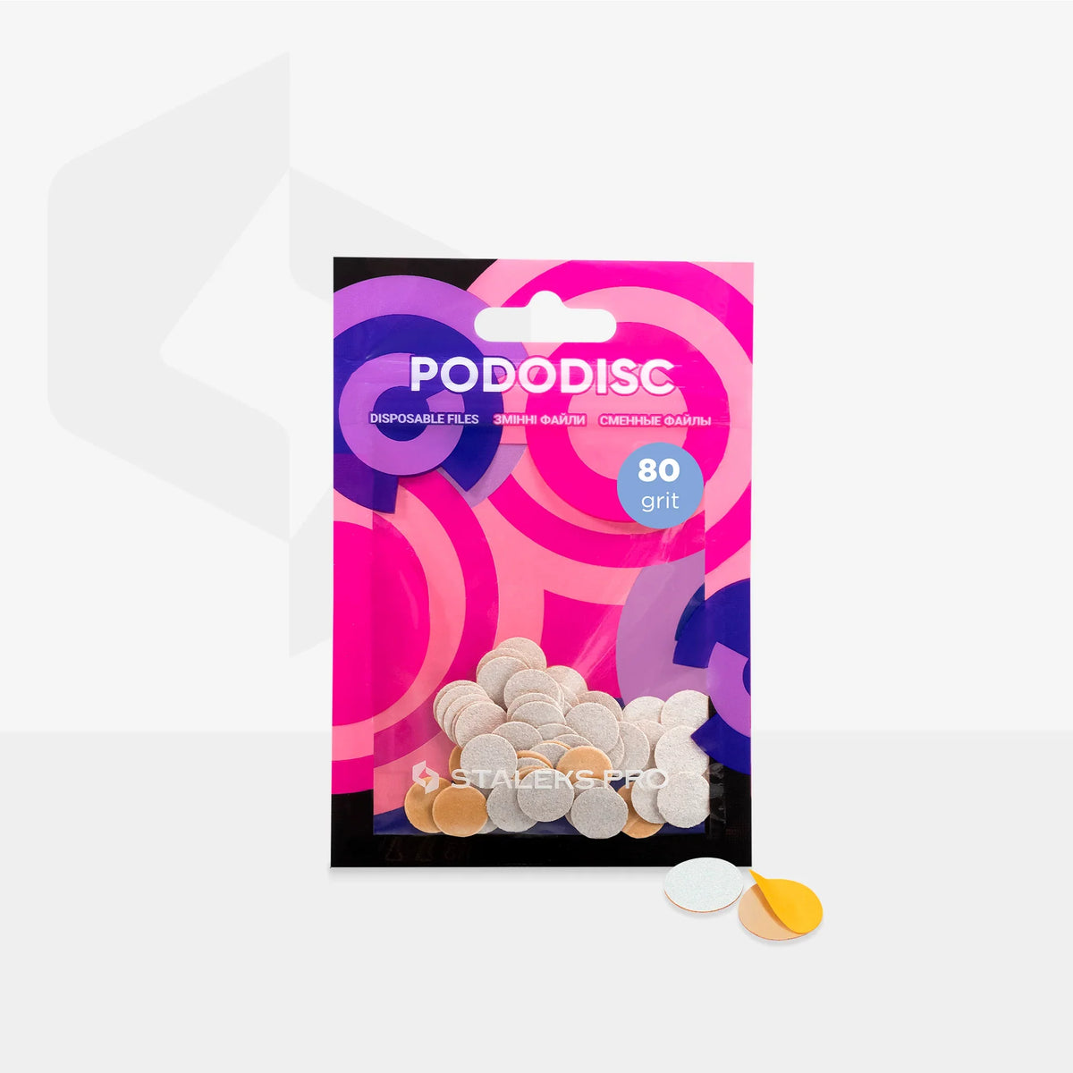 Recargas blancas para disco de pedicura PODODISC STALEKS PRO XS (50 uds)