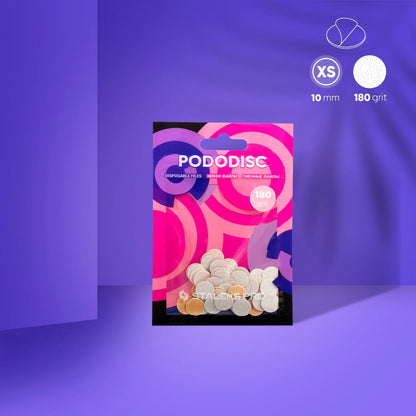 Recargas blancas para disco de pedicura PODODISC STALEKS PRO XS (50 uds)