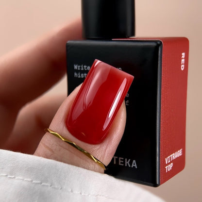 BIBLIOTEKA Cover Top Vitrage Red — Rojo, 10 ml